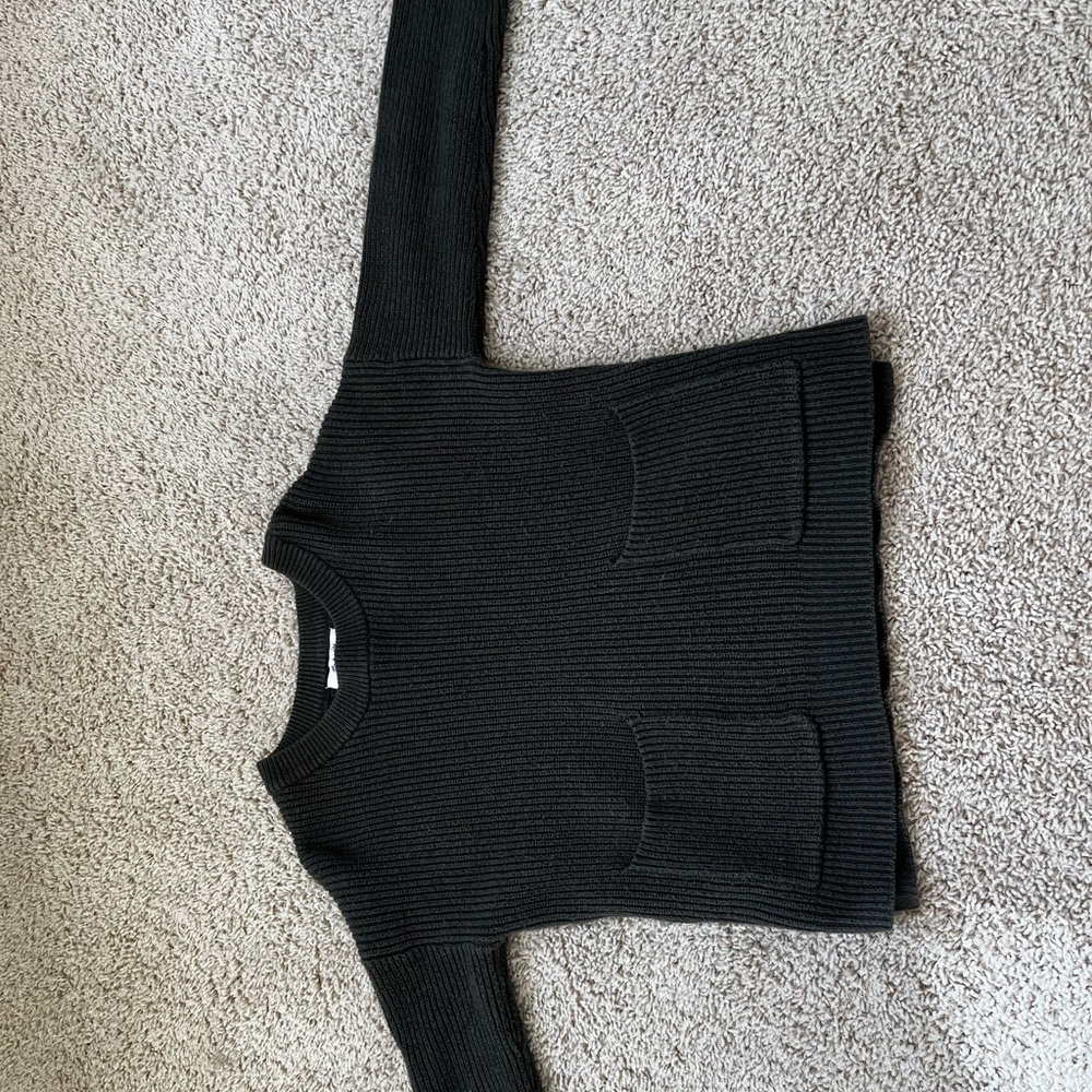 Madewell green sweater